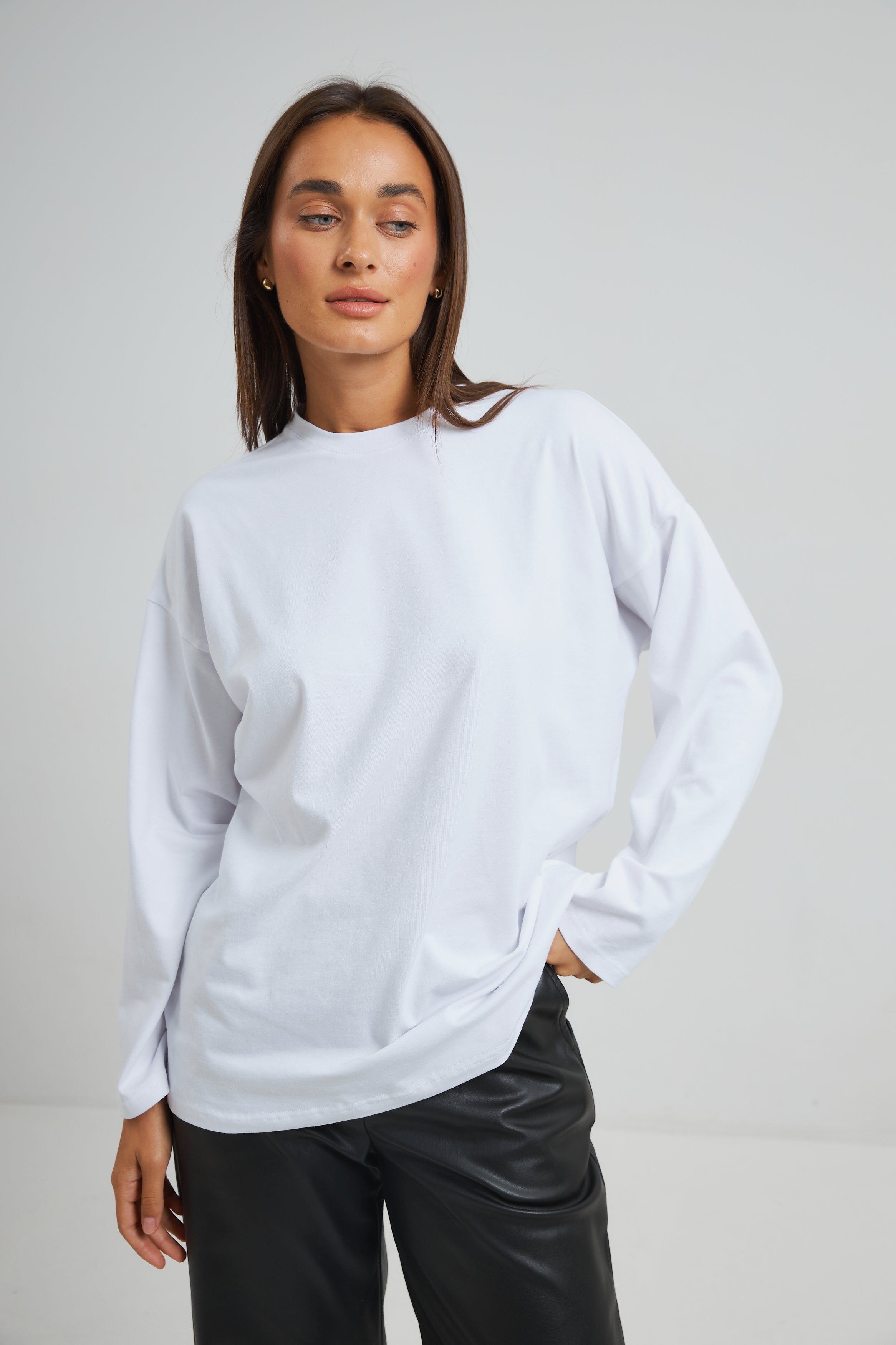 Футболка Oversize з довгим рукавом