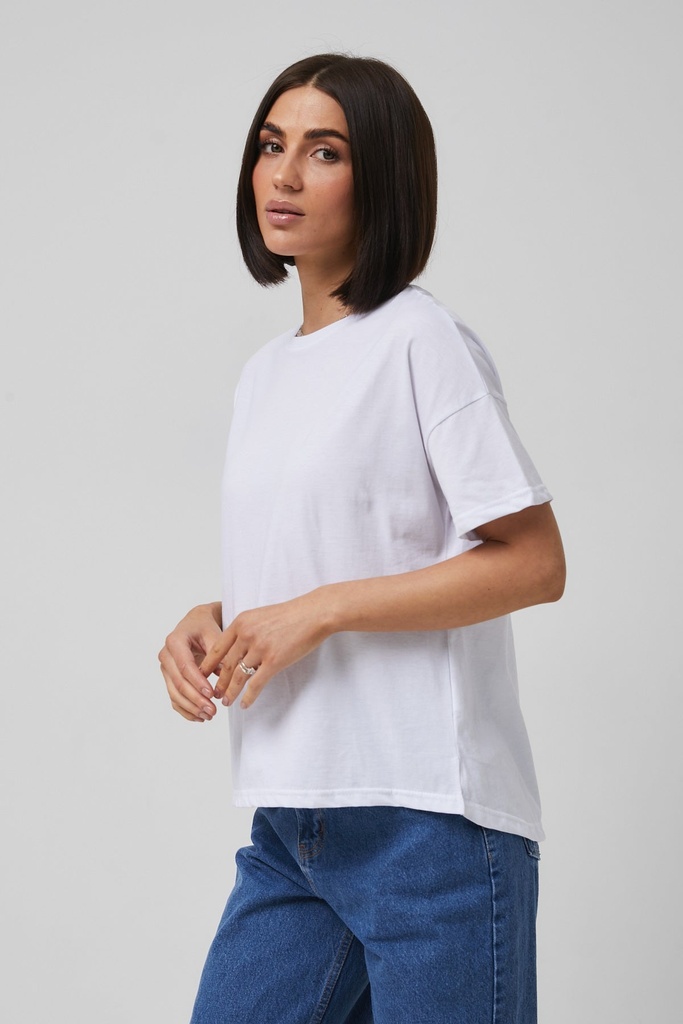 Футболка з подовженою спинкою та розрізами