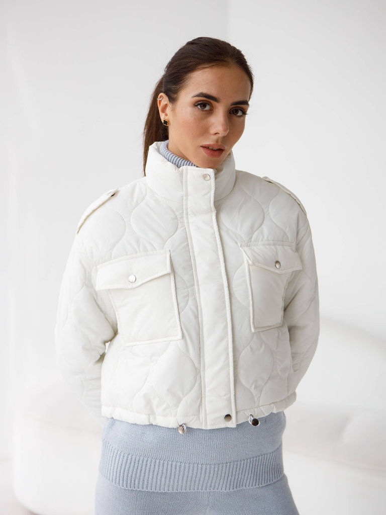 Куртка вкорочена з куліскою по низу - Wear Me