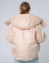 Куртка жіноча кокон легка з капюшоном - Wear Me