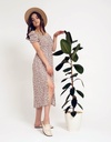 Сукня жіноча короткий рукав з розрізами штапель - Wear Me