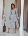 Сукня мiдi з розрiзом та довгим рукавом - Wear Me