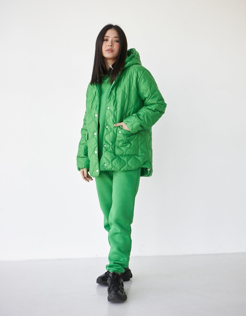 Куртка жіноча стьобана на кнопках - Wear Me