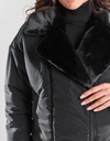 Курта косуха зимова з коміром із кролика - Wear Me
