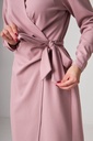 Сукня на запах з поясом та довгим рукавом - Wear Me