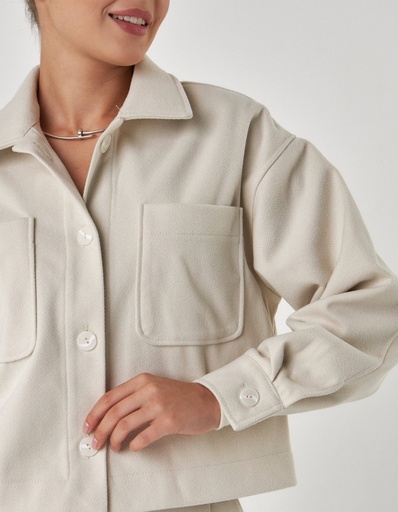 [0_0_2535] Жакет "ГЛОРИЯ" укороченный из костюмки
